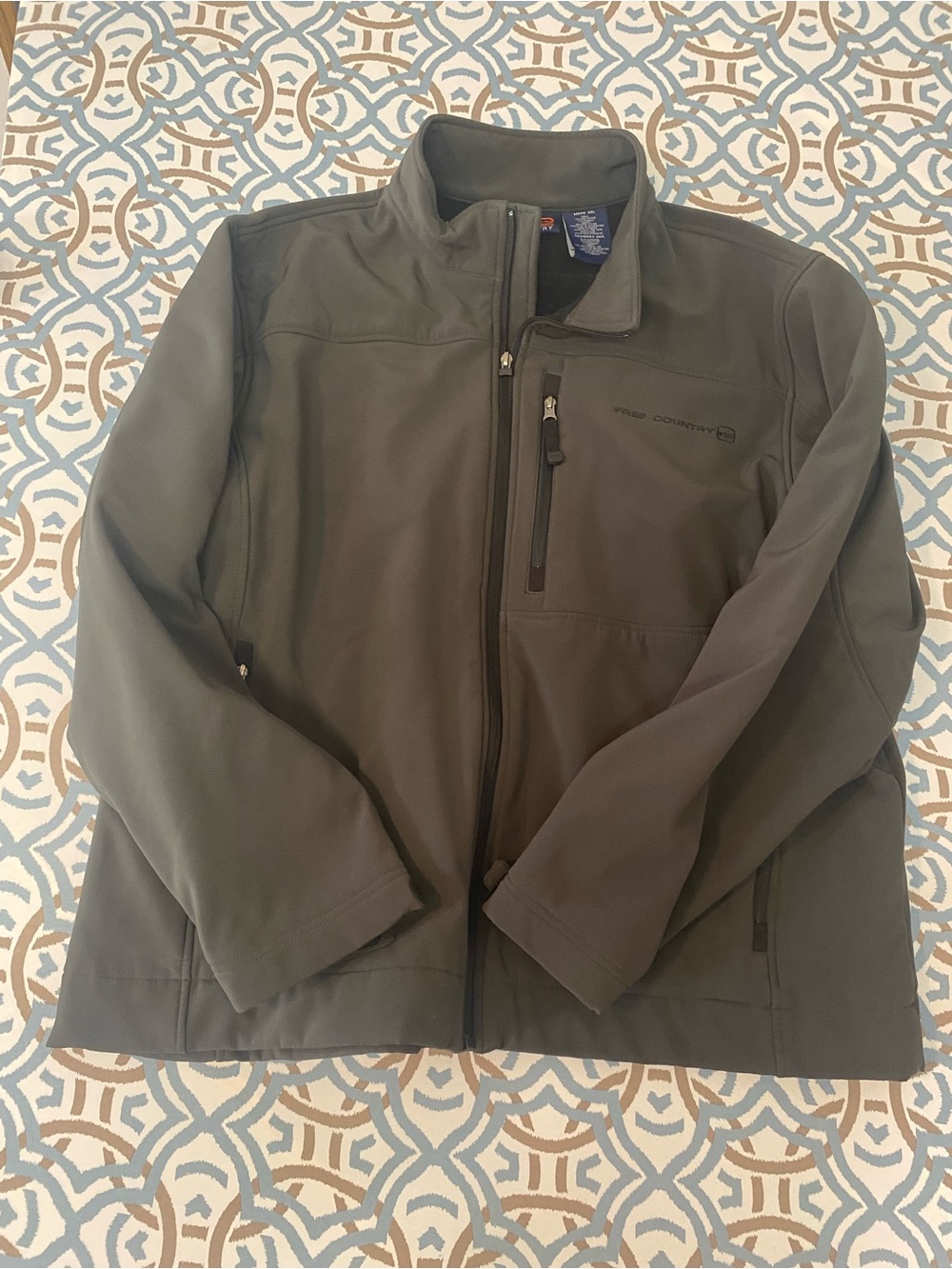 Free Country Olive Green Performance Softshell Jacket